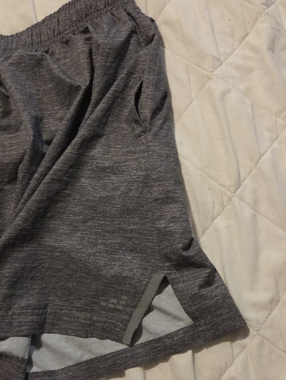 BCG Men's Dark Gray Athletic Shorts - Picture 3 of 3